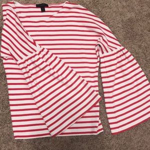 JCrew Bell Sleeve top